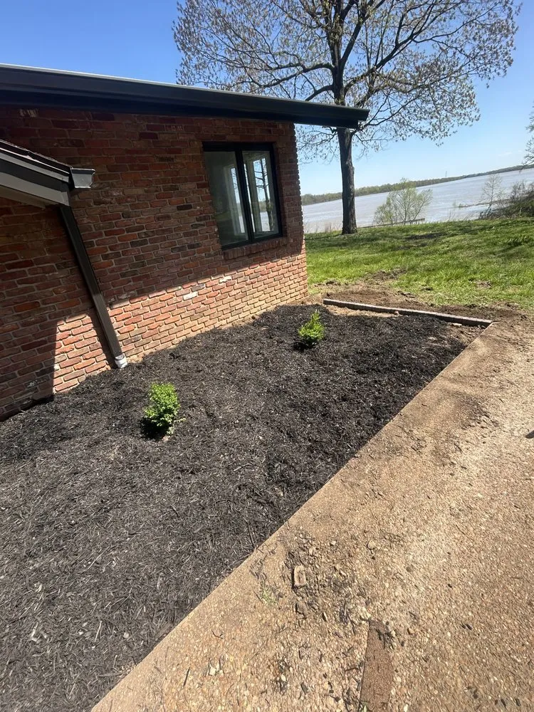 Professional landscape installation in Paducah, KY by Kayla's Home and Lawn Service