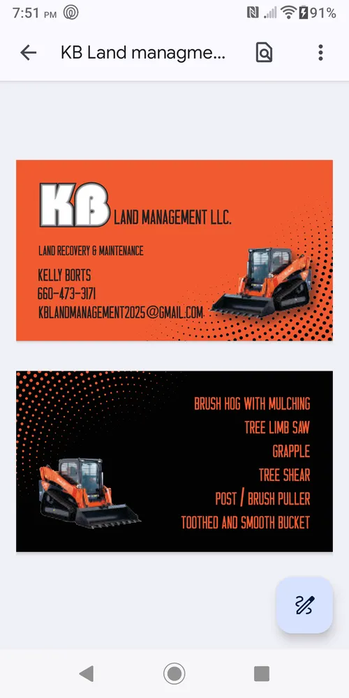Professional yard cleanup service in Tipton, MO by KB Land Management