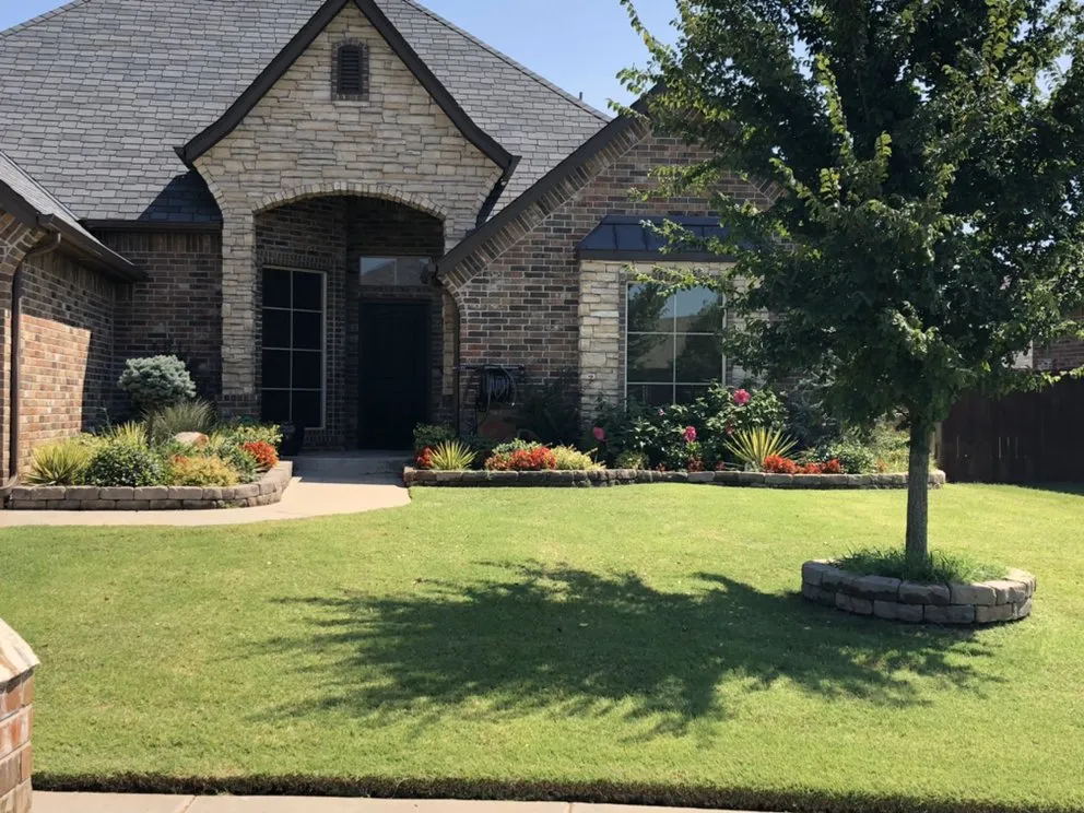 Custom yard maintenance for residential properties in Yukon, OK by KB Landscape & Tree Service