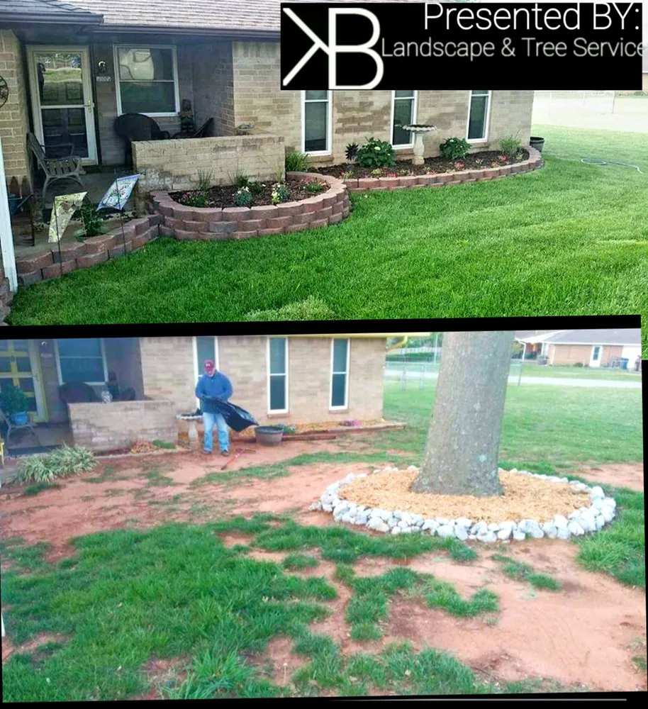 Professional residential landscaping for homes in Yukon, OK by KB Landscape & Tree Service