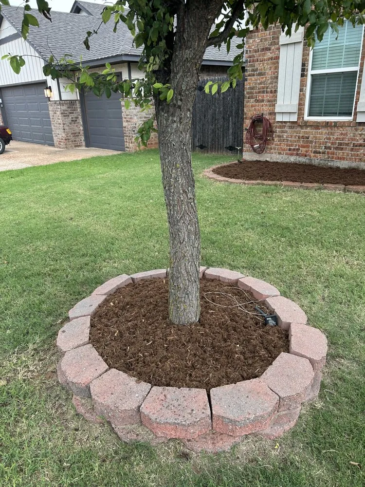 Expert lawn care service with custom design in Yukon, OK by KB Landscape & Tree Service