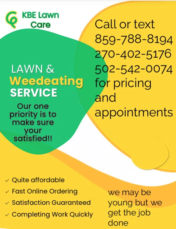Expert lawn mowing service experts serving Georgetown, KY - KBE lawn care