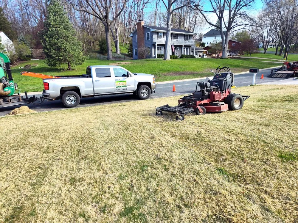 Custom landscape installation in Burnsville, MN by KBL Landscaping