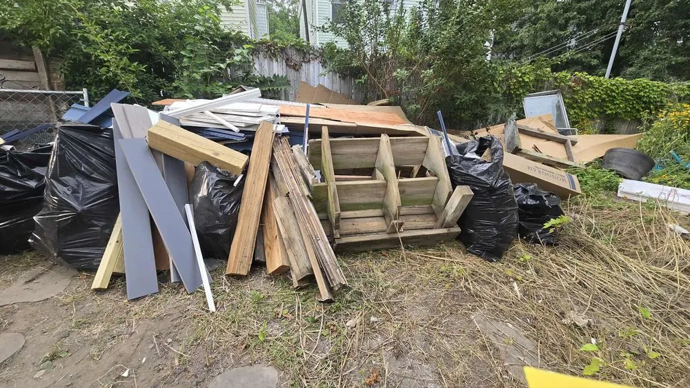 Professional yard cleanup service for beautiful yards in Pawtucket, RI by Kc Junk Removal and Services