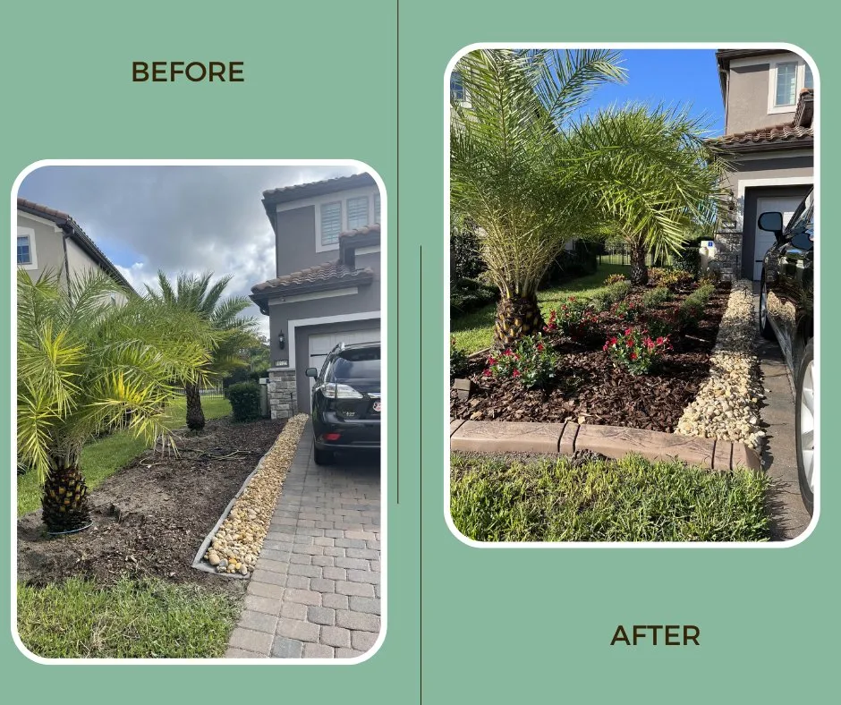 Professional yard maintenance in St. Cloud, FL by KC Landscaping