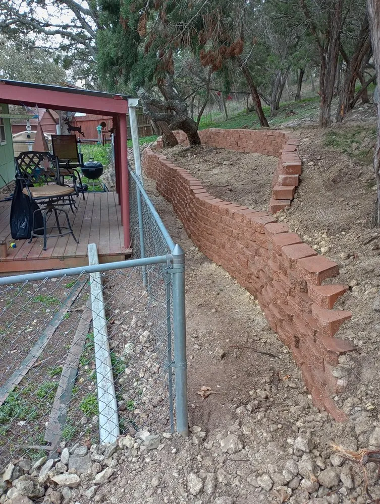 Custom garden landscaping for year-round maintenance in Boerne, TX by KC Unlimited Home Services