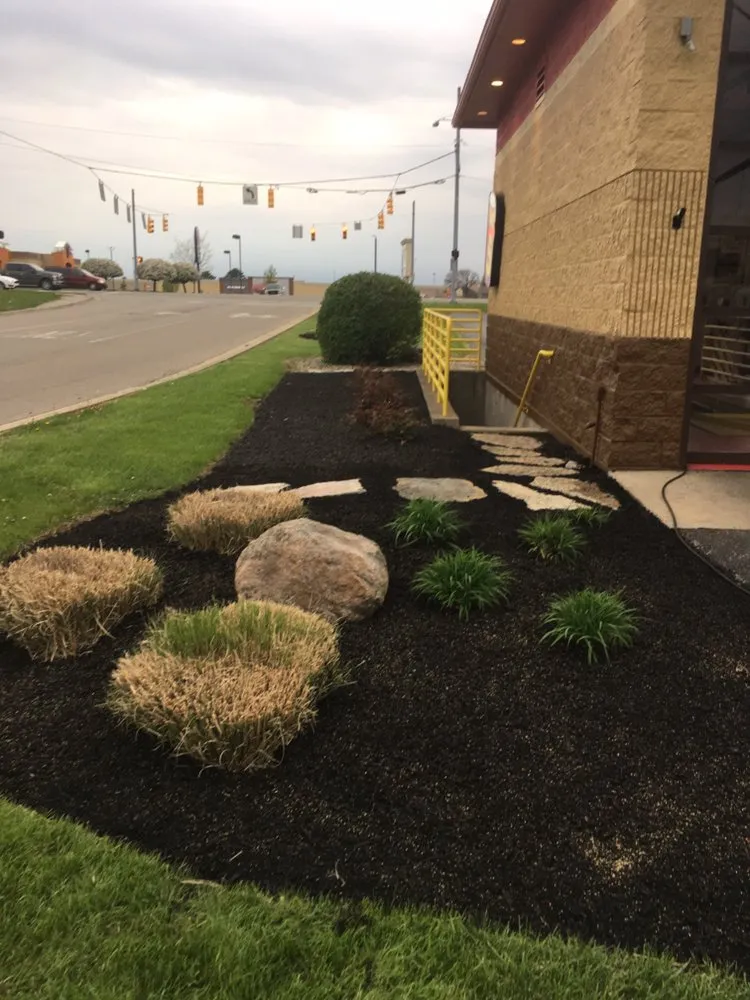 Custom garden landscaping with custom design across Germantown, OH - KCC Outdoor Services