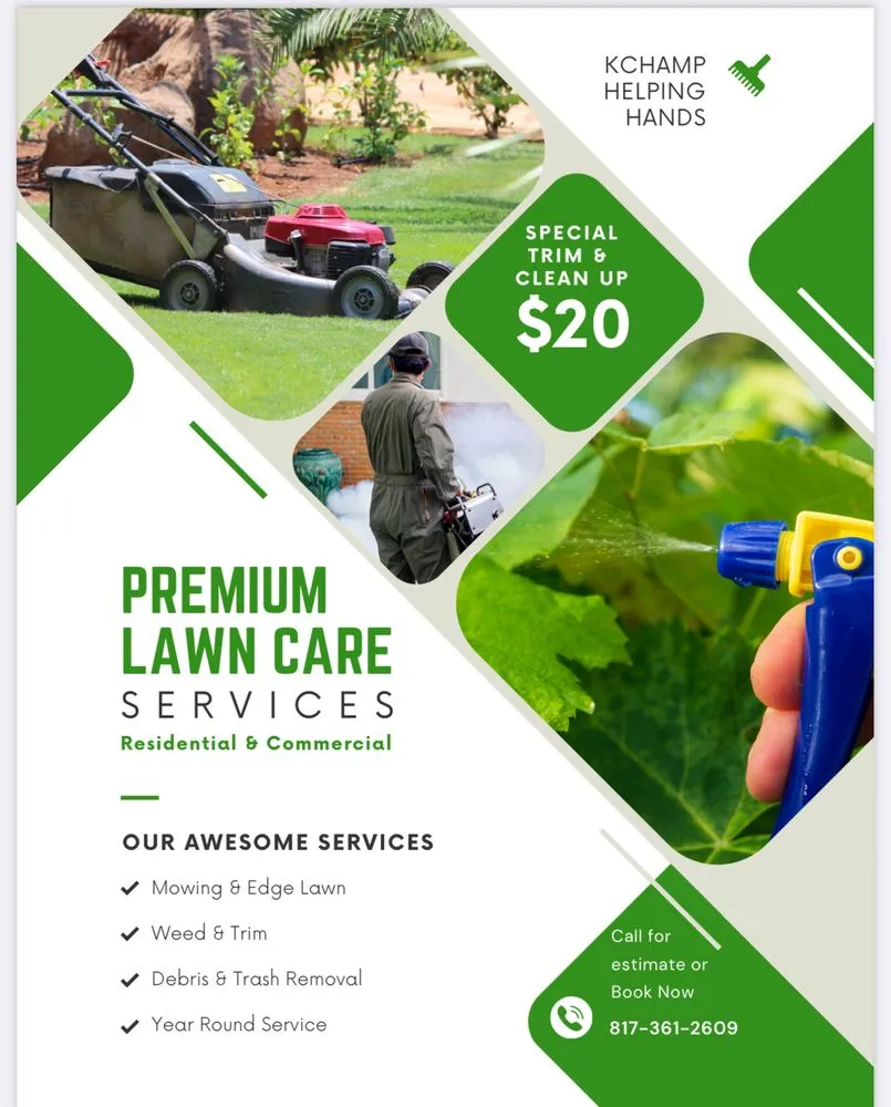 Trusted landscape design experts serving Fort Worth, TX - Kchamp Helping Hands