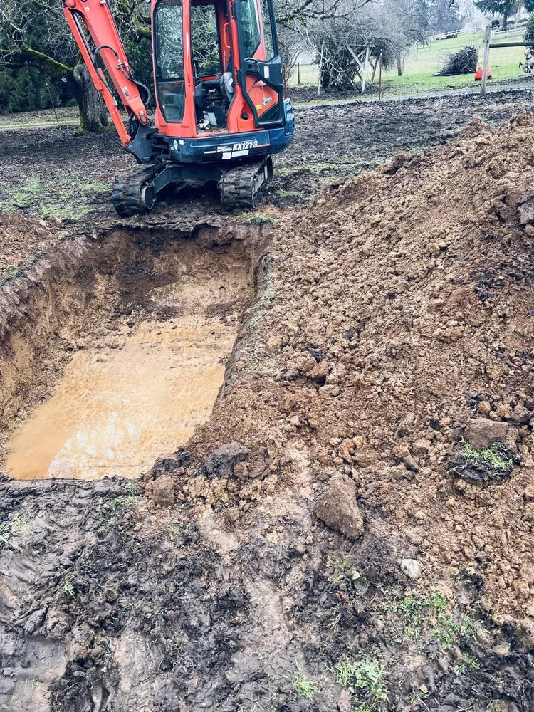 Professional garden landscaping in Cornelius, OR by K&D Excavation