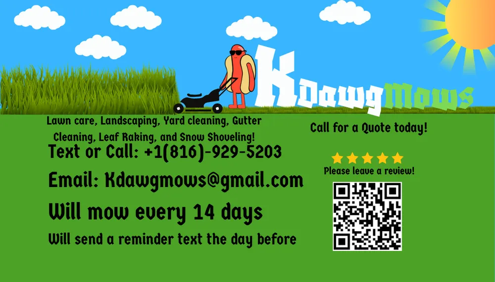 Expert lawn care service in Independence, MO by Kdawg Mows