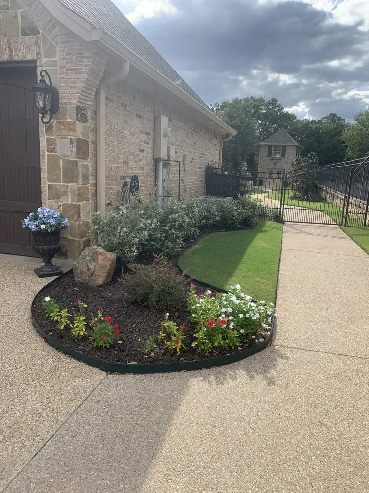 Local landscape installation for outdoor upgrades in Benbrook, TX by KD's Lawn Care and Landscaping
