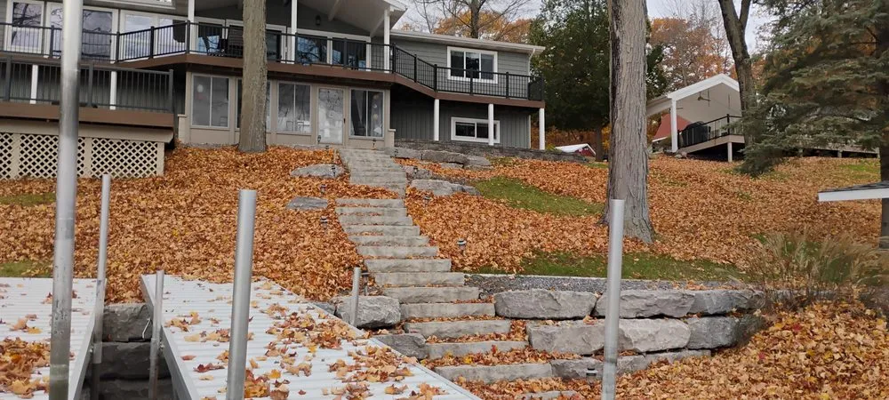 Expert residential landscaping for beautiful yards in Blanchard, MI by Kd's Leaf Removal