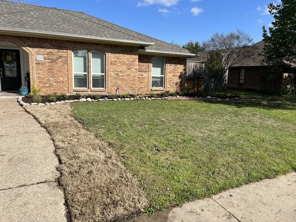 Custom landscape design for beautiful yards in Garland, TX by Keathley Landscaping