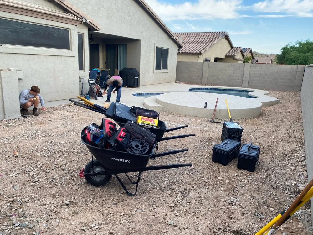 Local landscaping services for beautiful yards in Goodyear, AZ by Keating Konnection