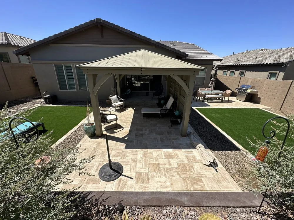 Custom residential landscaping in Goodyear, AZ - Keating Konnection