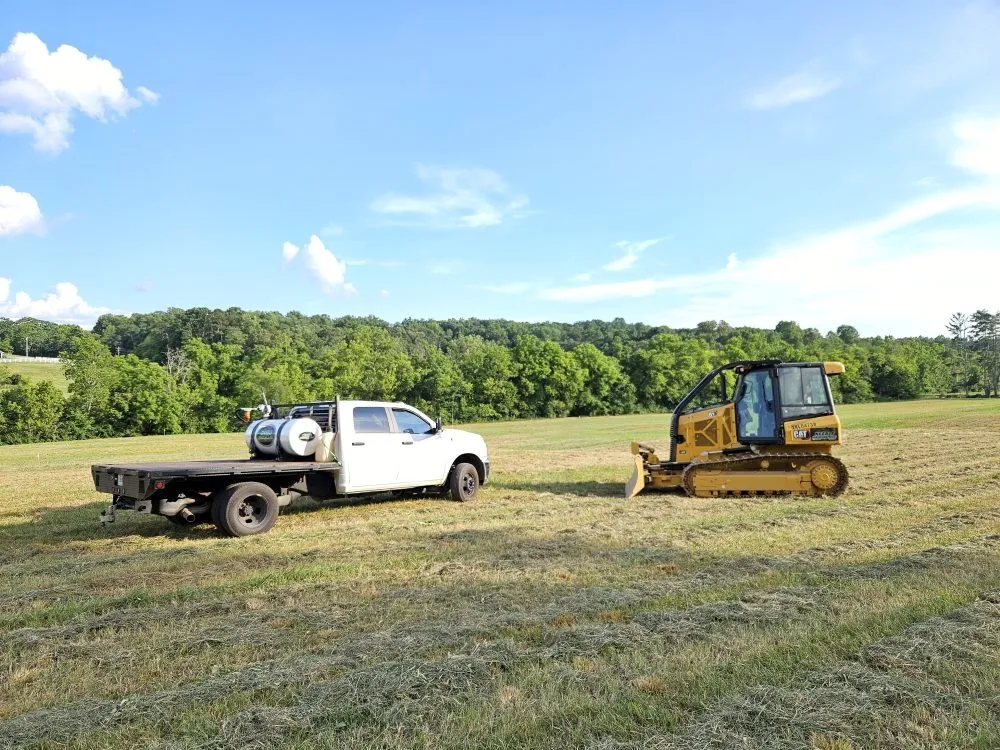 Expert landscape design for residential properties in Knoxville, TN by Keeble Hauling & Excavating