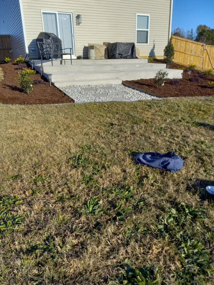 Expert lawn mowing service with custom design in Angier, NC by KEEN Attention to Detail