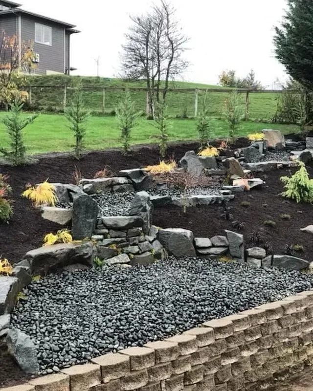 Custom landscape installation for residential properties in Tumwater, WA by Keen Eye Landscaping