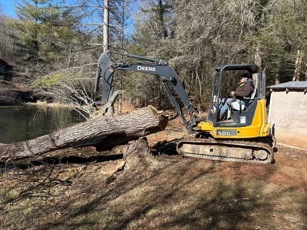 Custom yard cleanup service with custom design across Franklin, NC - Keener Landscaping