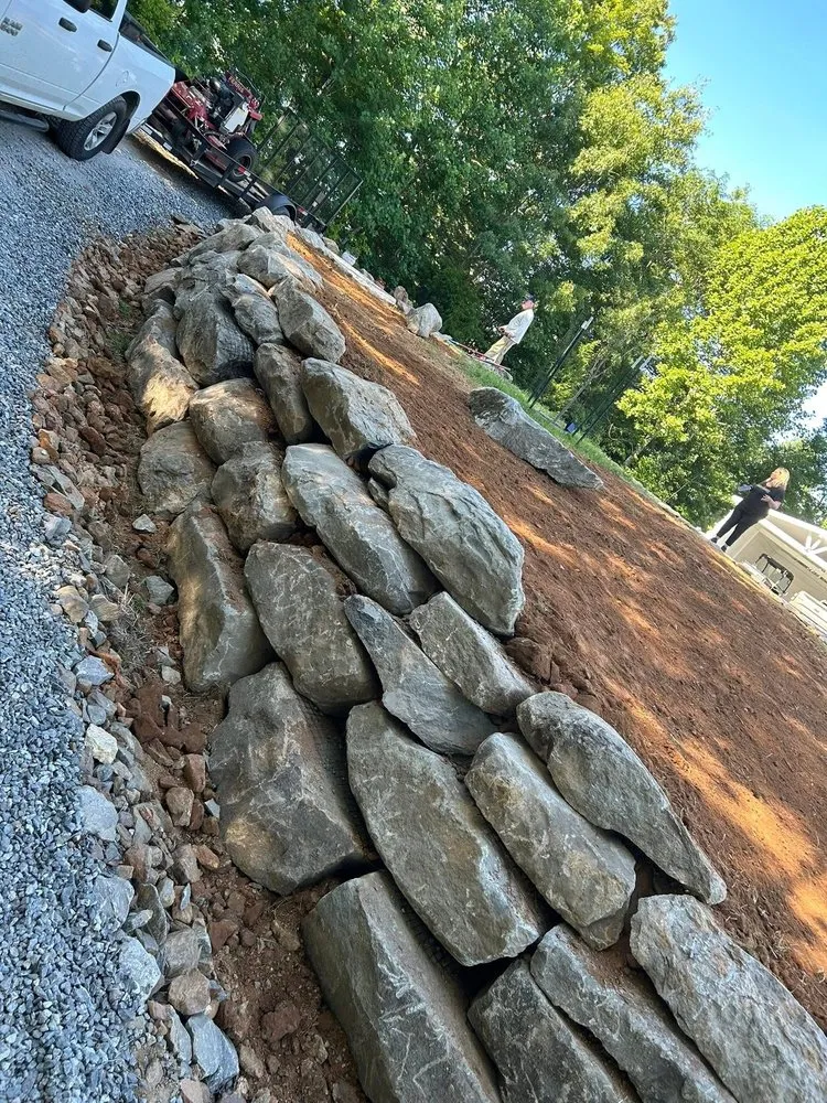 Local landscape installation for homes in Franklin, NC by Keener Landscaping