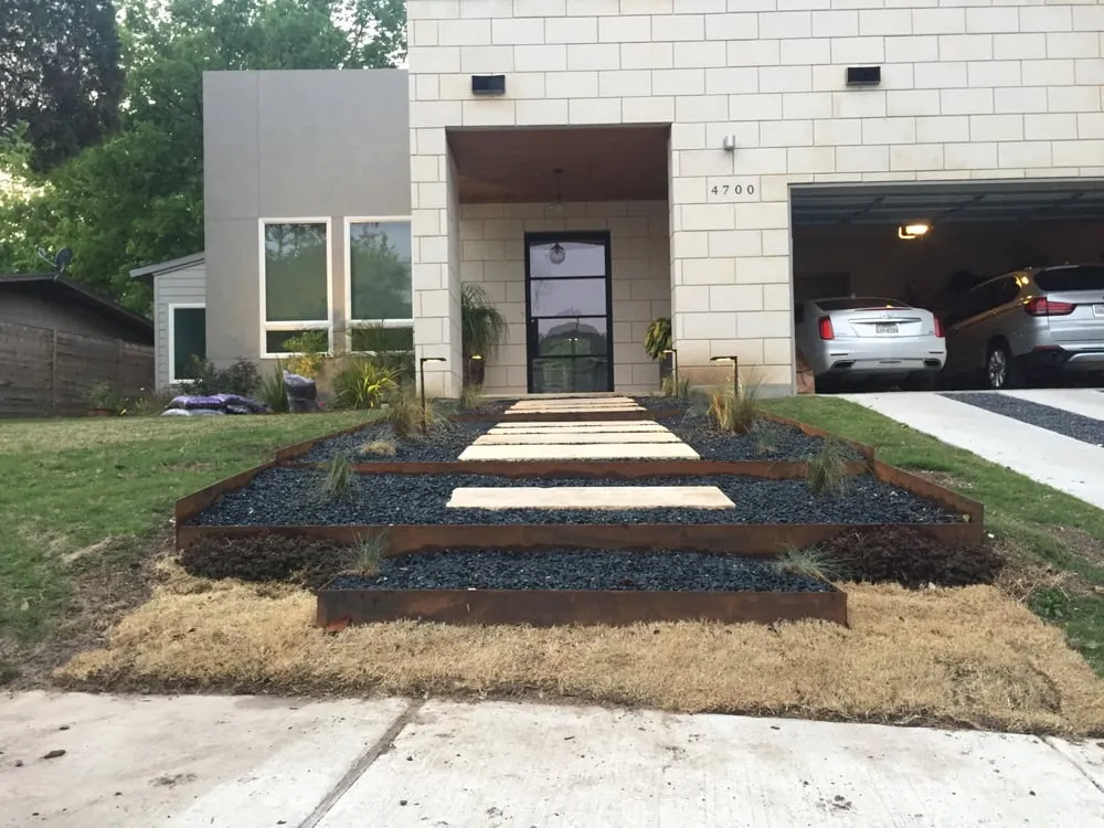 Trusted landscape installation with custom design in Austin, TX by Keep Austin Landscaped