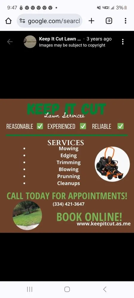Top-rated outdoor landscaping in Tuskegee, AL by Keep It Cut Lawn Service