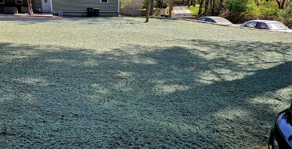 Expert lawn mowing service for residential properties in Blackstone, MA by Keep It Green Hydroseeding