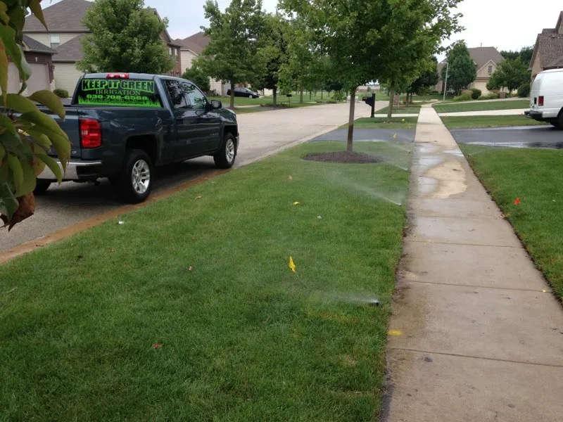 Reliable yard maintenance for homes in Yorkville, IL by Keep It Green Irrigation