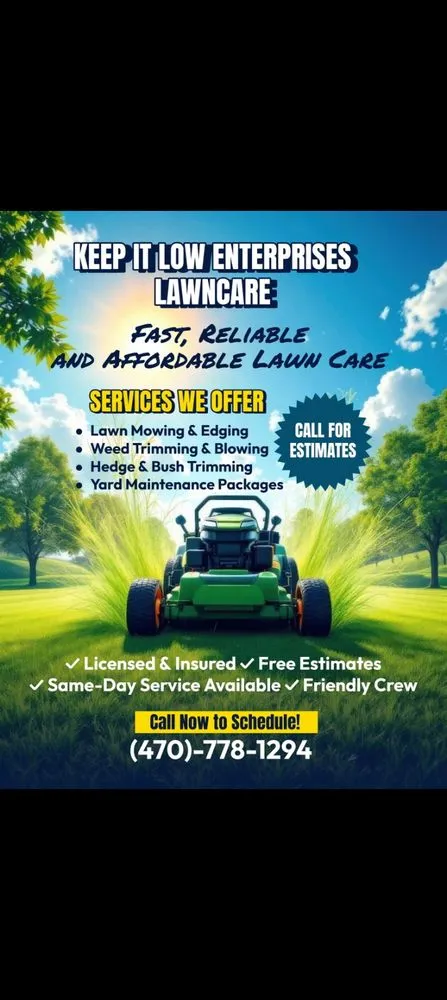 Reliable landscaping services for homes in Jonesboro, GA by Keep it Low Enterprises