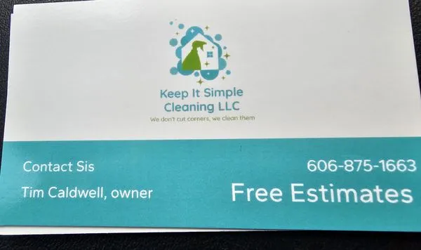 Keep It Simple Cleaning Logo