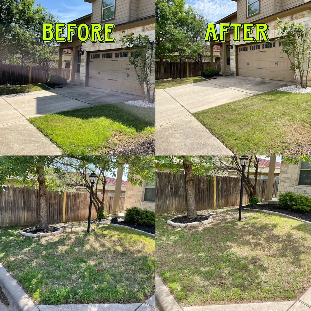 Custom residential landscaping in Killeen, TX by Kei Quality Company