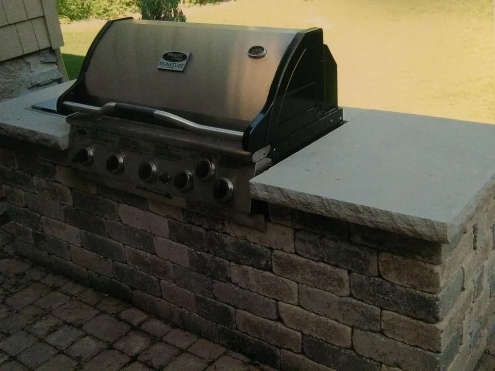 Custom garden landscaping for residential properties in Cleveland, OH by Keifer Construction