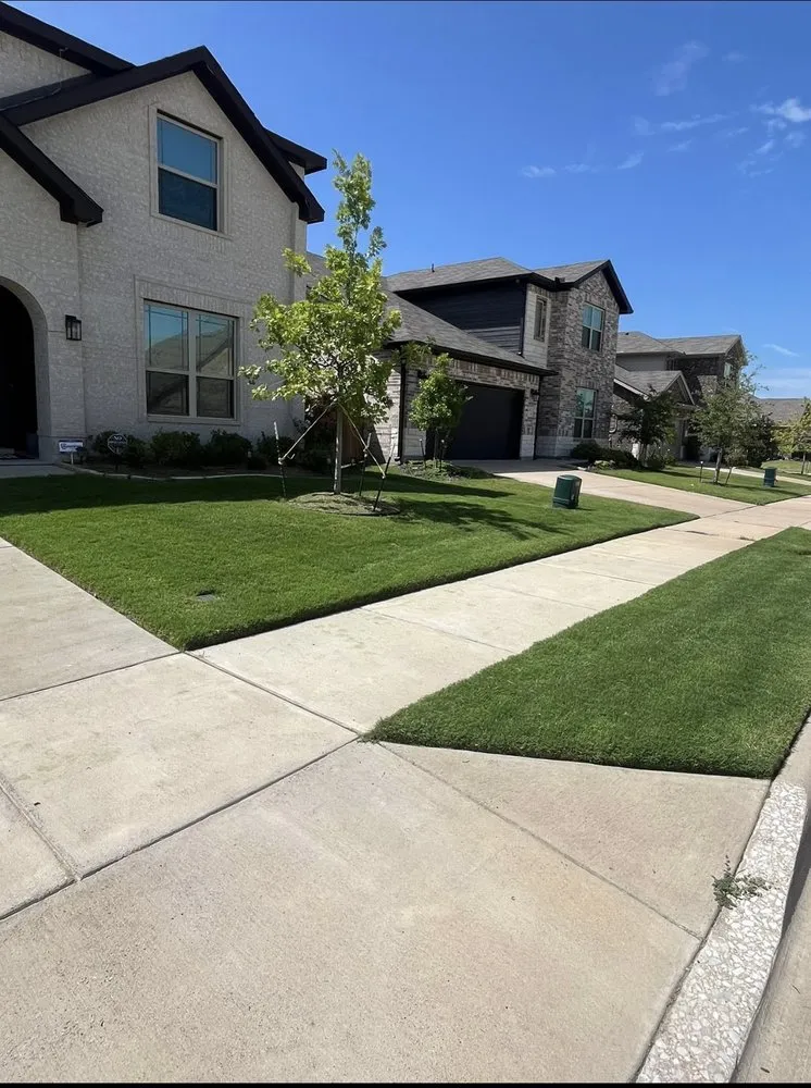 Professional landscape installation for residential properties in Crandall, TX by Keily's Landscaping Services