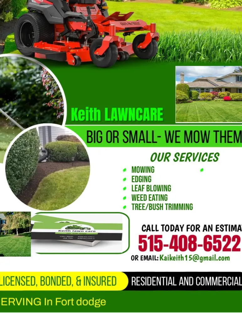 Local garden landscaping in Fort Dodge, IA - Keith lawn care