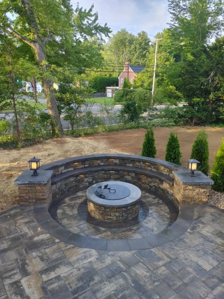 Expert outdoor landscaping with custom design in Newington, CT by Keith's Advanced Landscaping