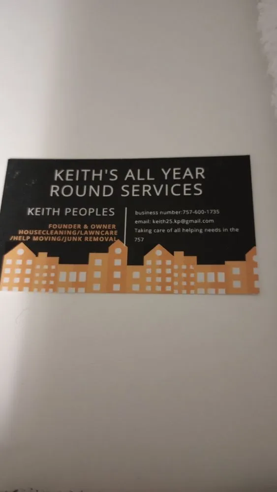 Affordable outdoor landscaping near you in Norfolk, VA by Keith's All Year Round Services