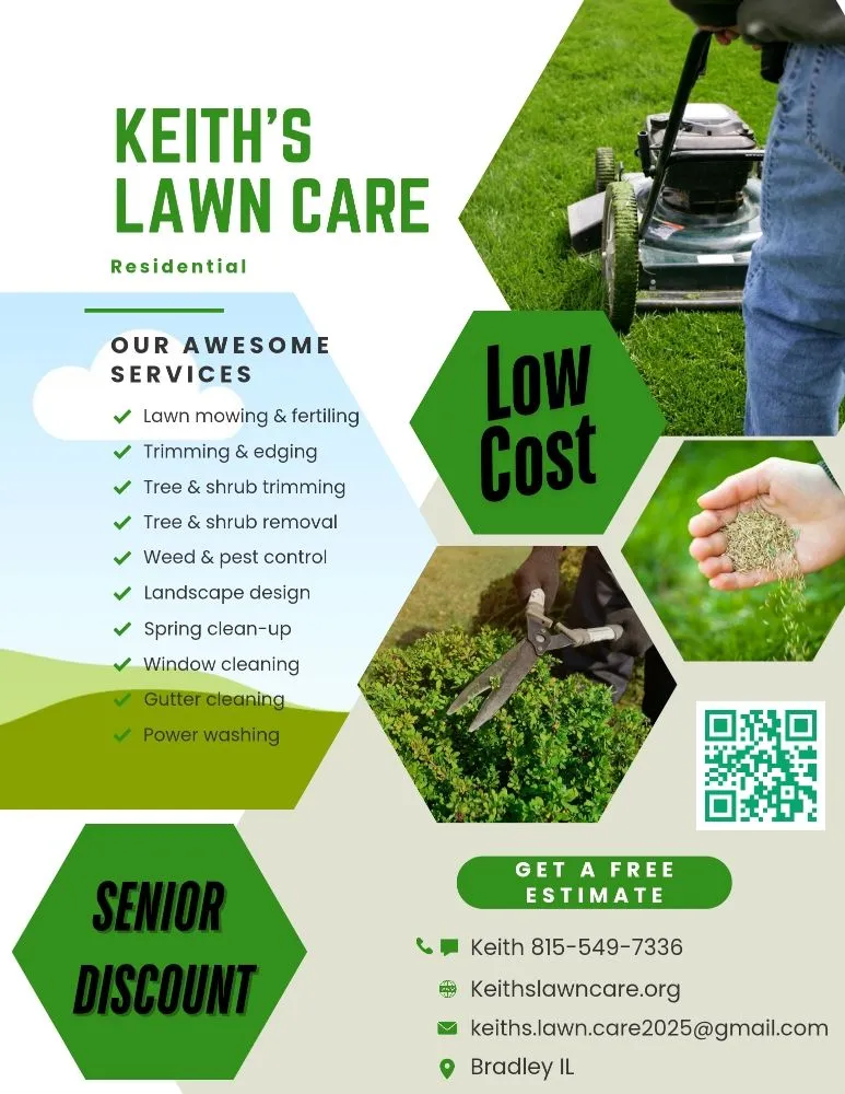 Professional residential landscaping in Bradley, IL by Keith's Lawn Care