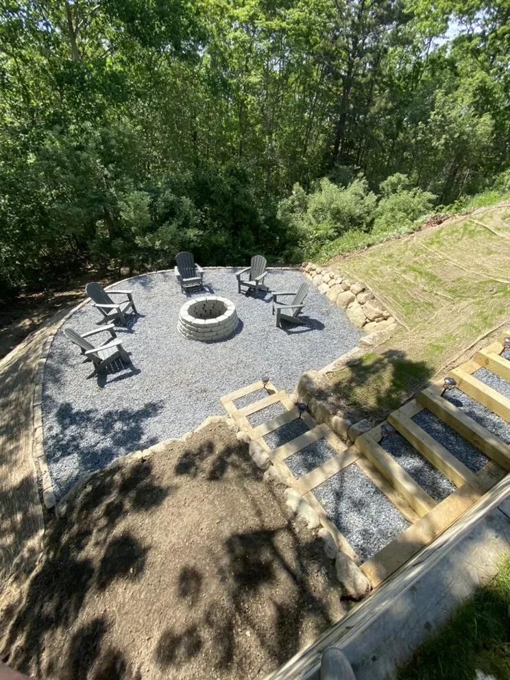 Custom garden landscaping in Plymouth, MA - Kellaband Construction