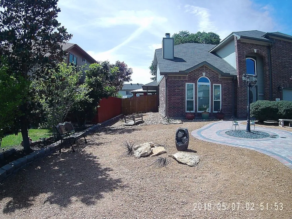 Professional landscape installation with custom design in Florence, TX by Keller Commercial & Home Services