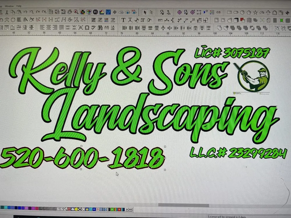 Custom residential landscaping in Tucson, AZ by Kelly & Sons Landscaping