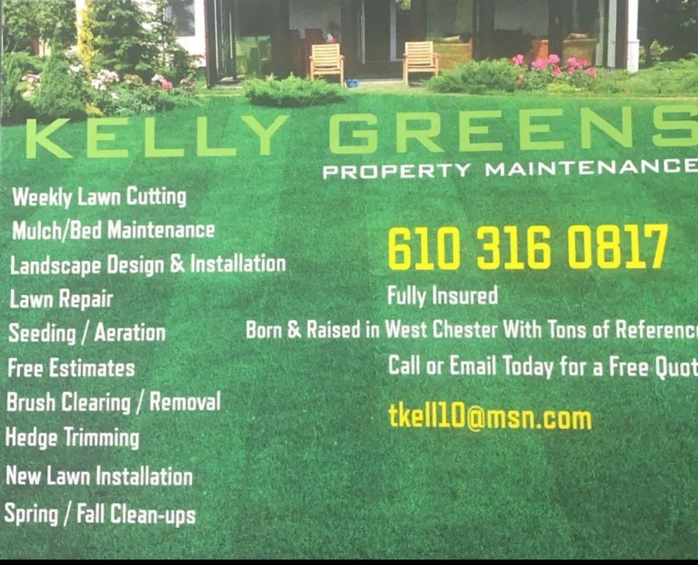 Custom lawn care service for year-round maintenance in West Chester, PA by Kelly Greens Property Maintenance