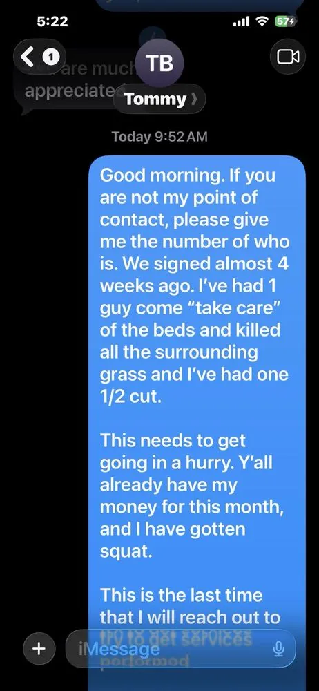 Custom yard cleanup service in Dallas, GA by Kelly Landscapes Management