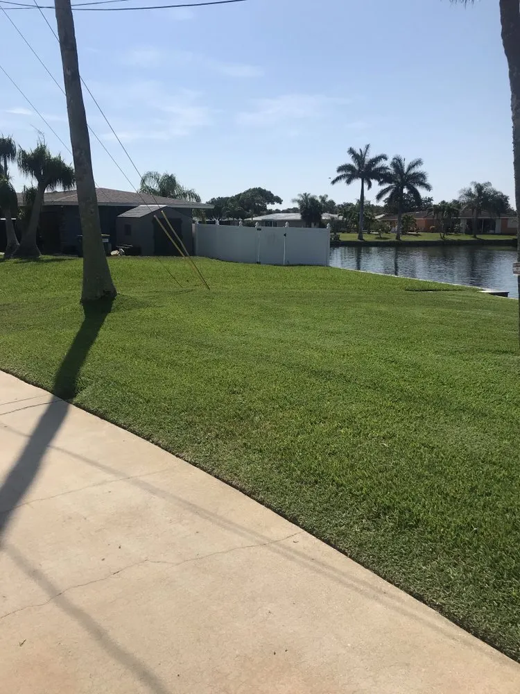 Top-rated lawn mowing service for year-round maintenance in Cocoa Beach, FL by Kelly's Lawns