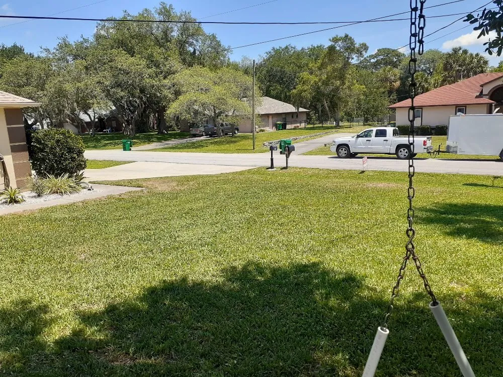 Trusted lawn mowing service for residential properties in Cocoa, FL by Kelp's Lawn Service