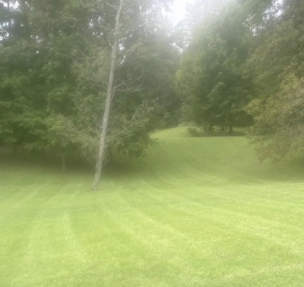Expert outdoor landscaping for residential properties in Newark, OH by Kemps Lawn Care