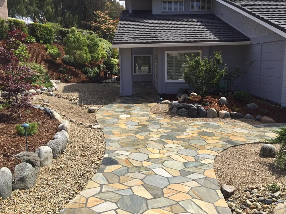 Affordable landscape installation with custom design in Simi Valley, CA by Kenco Landscape