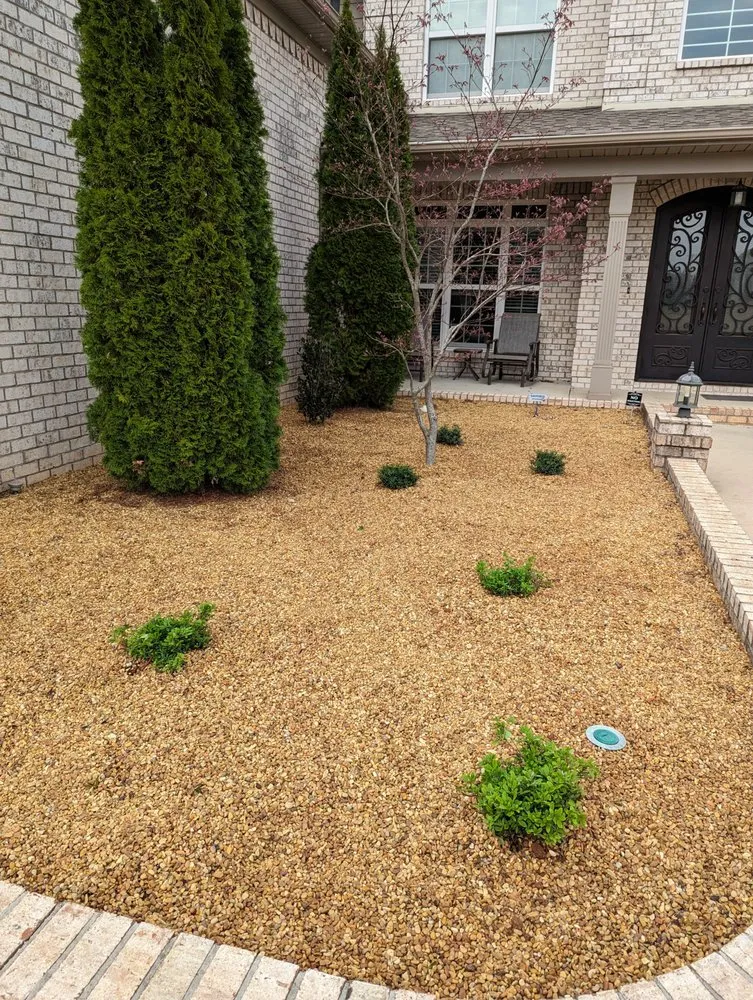 Custom landscape installation for residential properties across Athens, AL - Kendall Outdoors