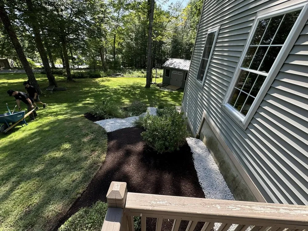 Custom yard cleanup service in Strong, ME by Kendall's Landscape & Lawn Care