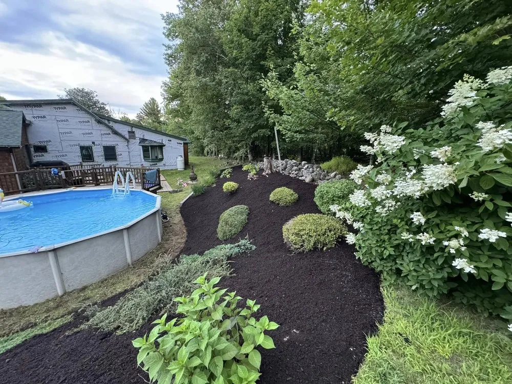 Professional landscape design in Strong, ME by Kendall's Landscape & Lawn Care