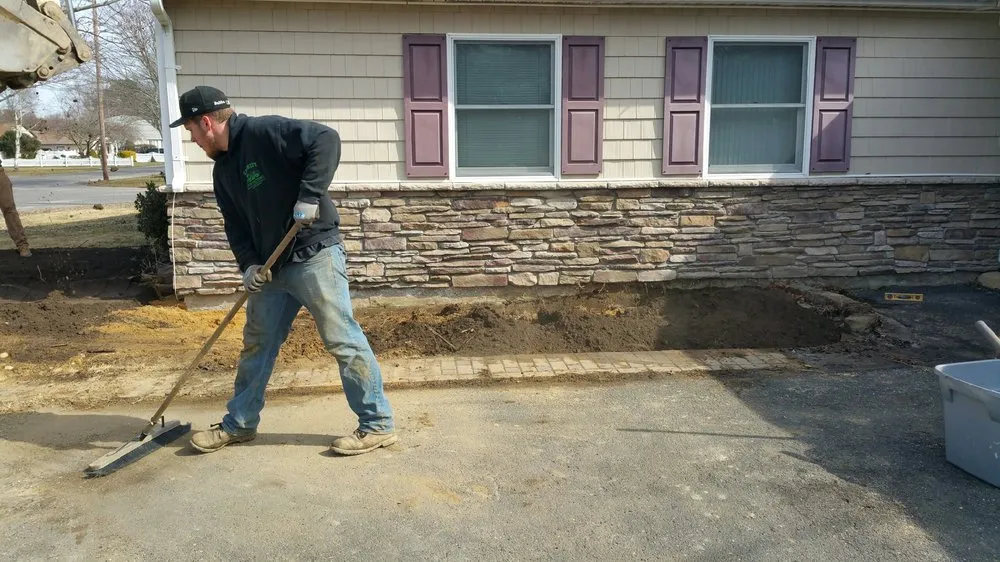 Local landscape installation in Yaphank, NY - Kennedy Contracting